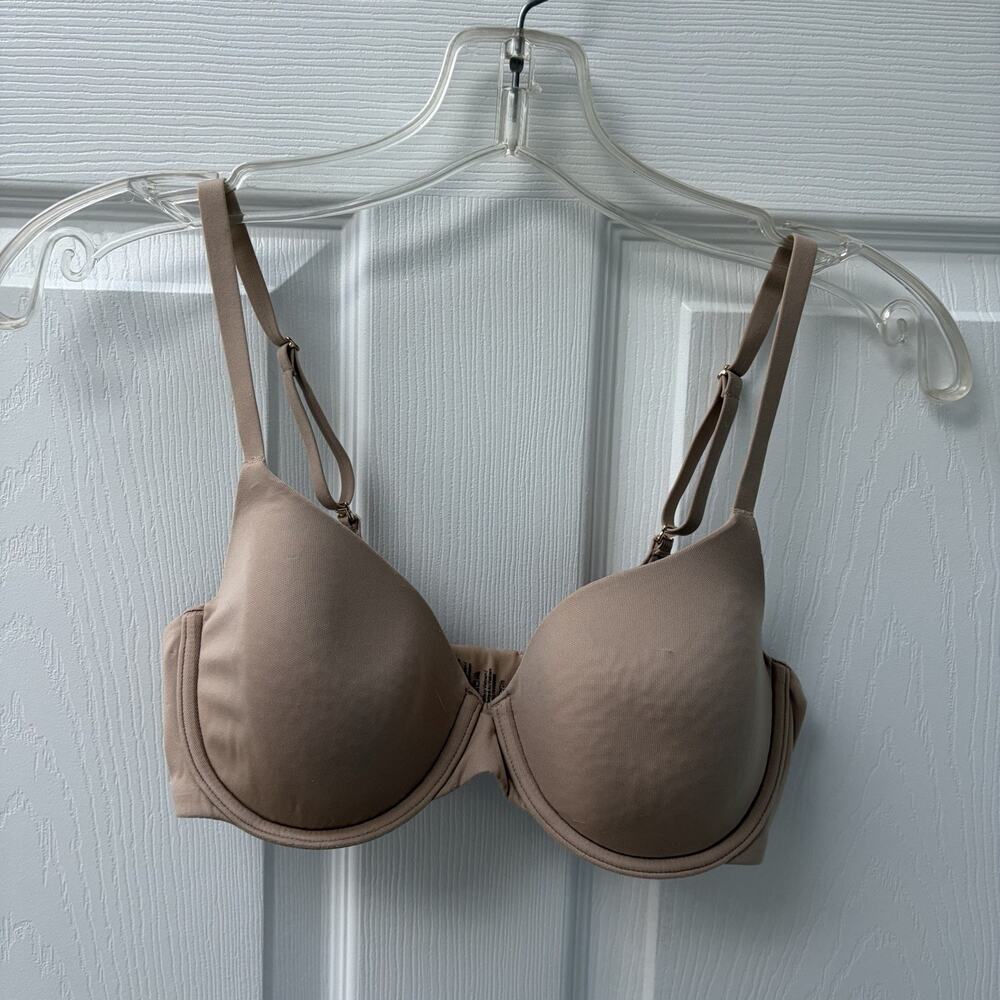 ThirdLove Comfort Stretch Smoothing Bra Beige Size 32C 1/2 Pre-Owned EUC
